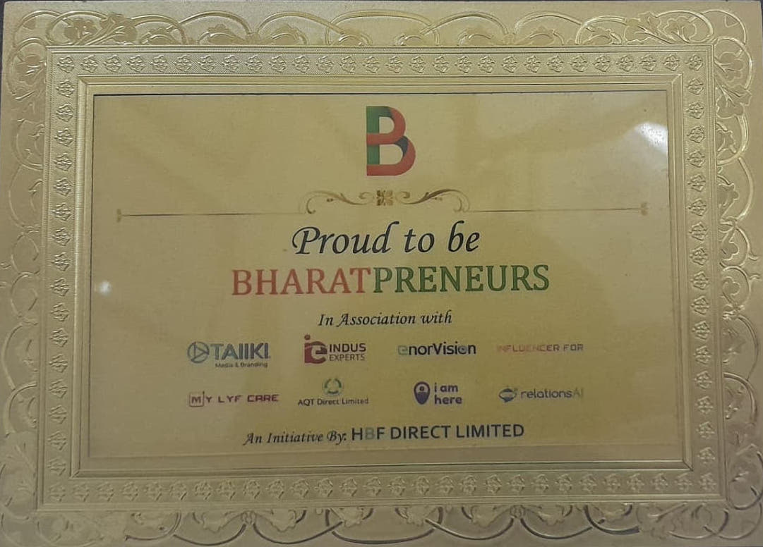 Bharatpreneurs Certificate